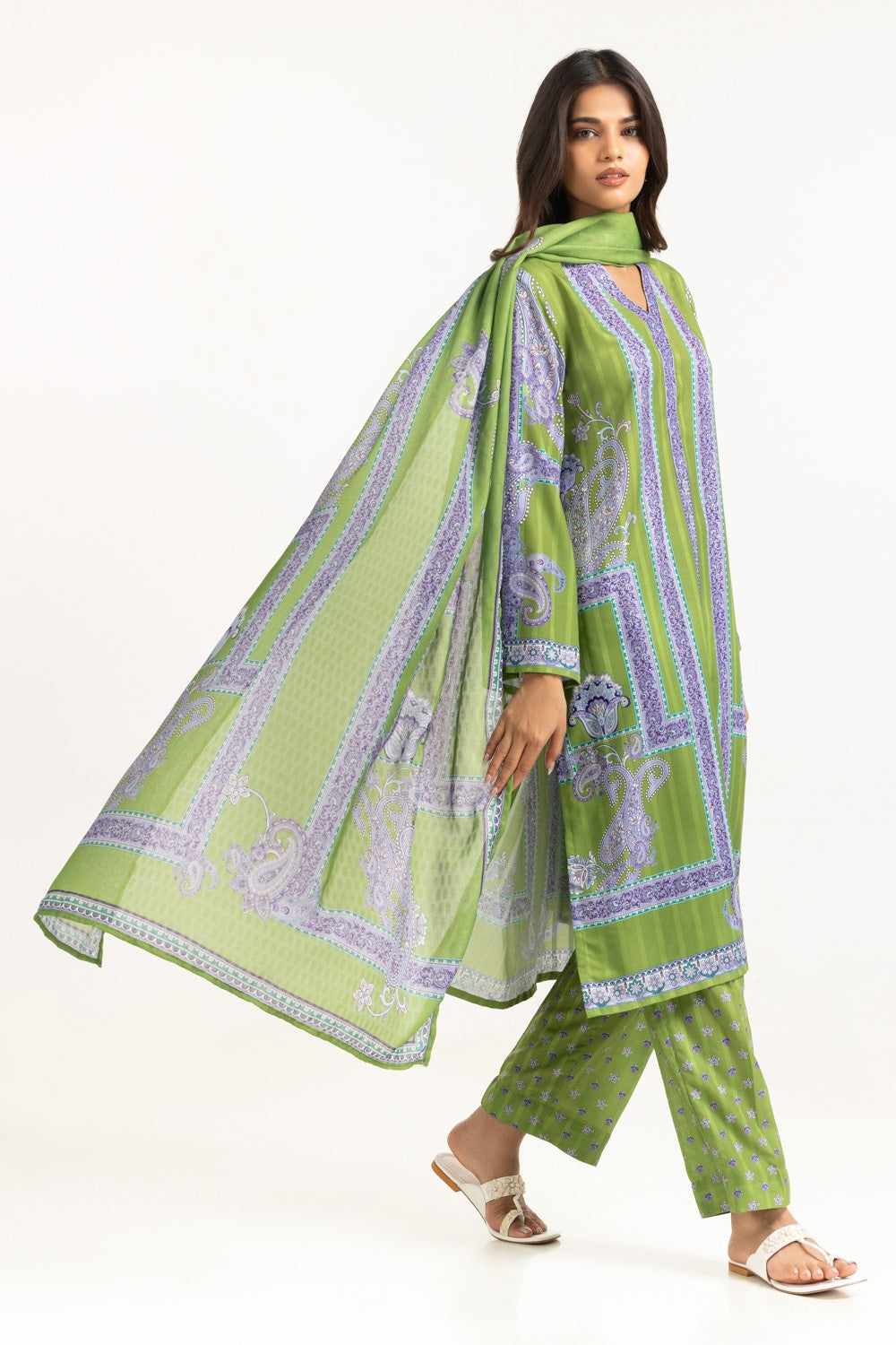 Tennis Net Printed Dupatta