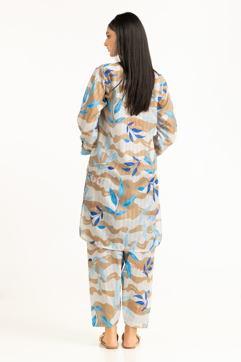 Textured Dobby Printed Co-Ord Set