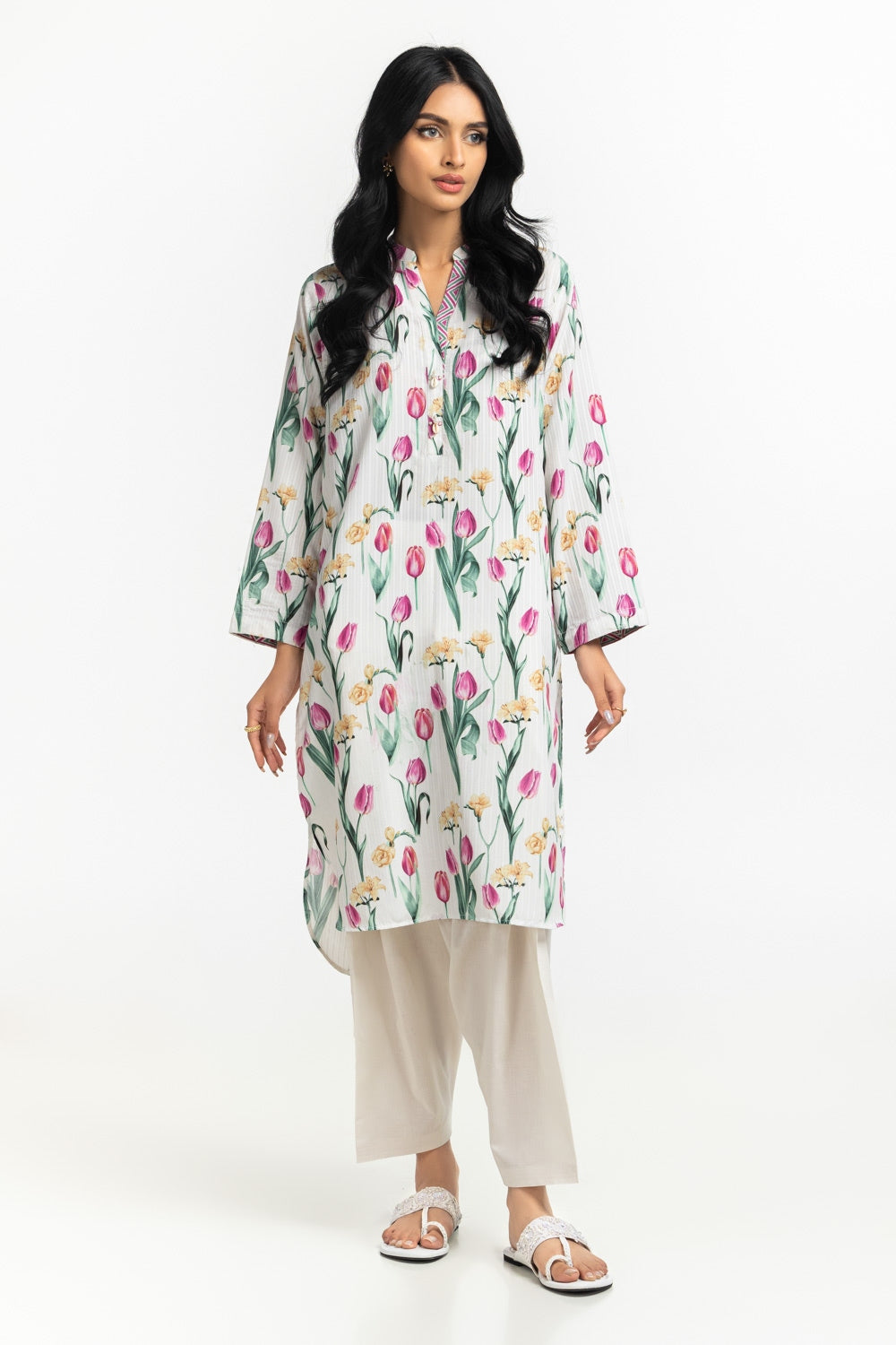 Textured Dobby Printed Shirt