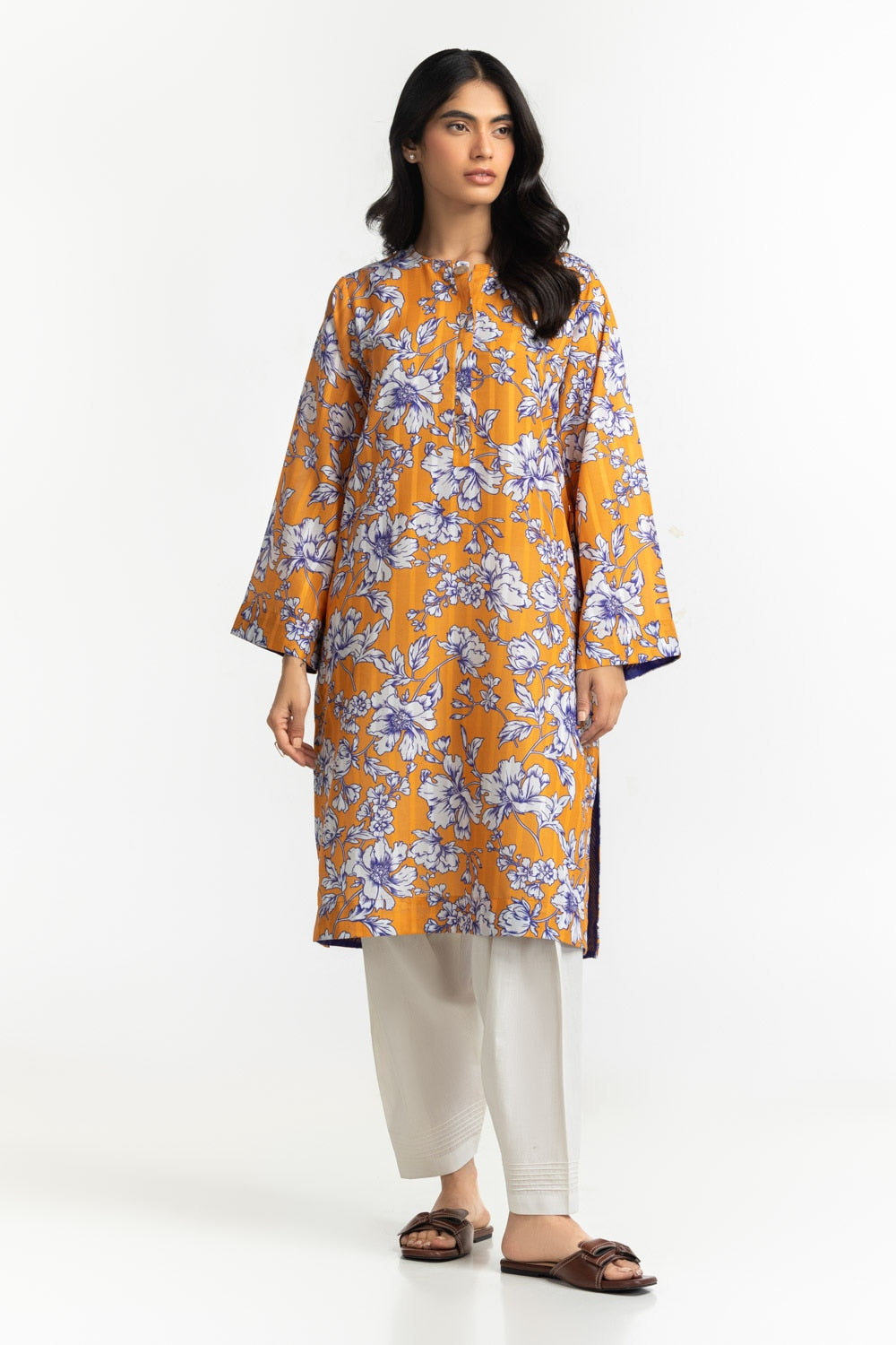 Textured Dobby Printed Shirt