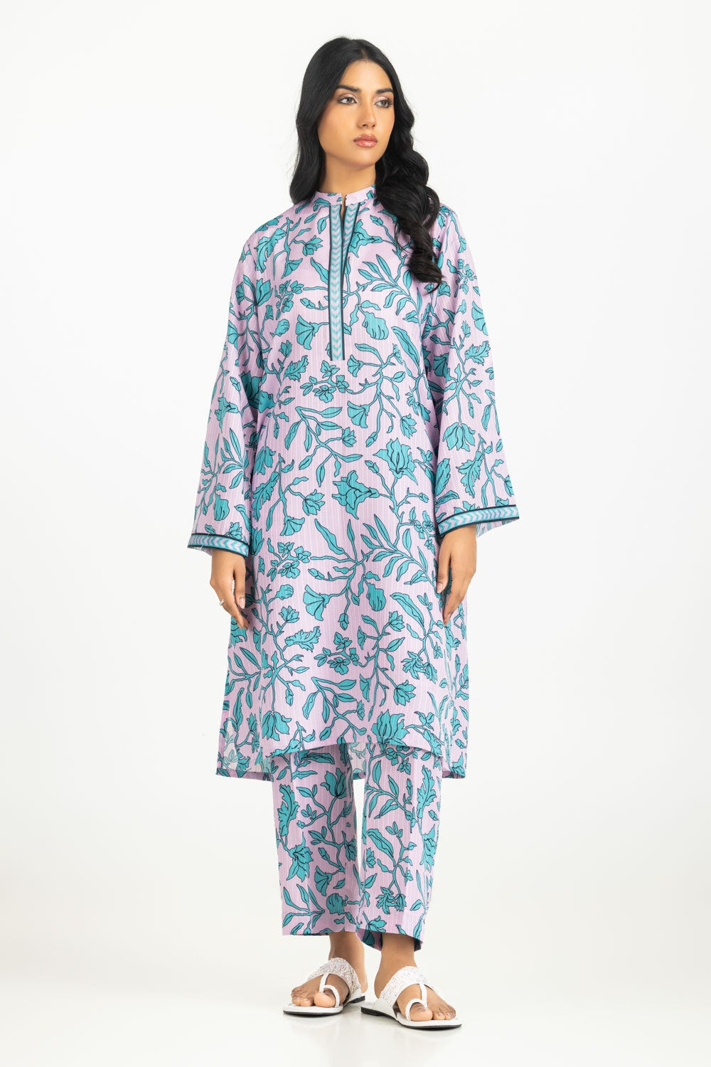 Textured Dobby Printed Shirt