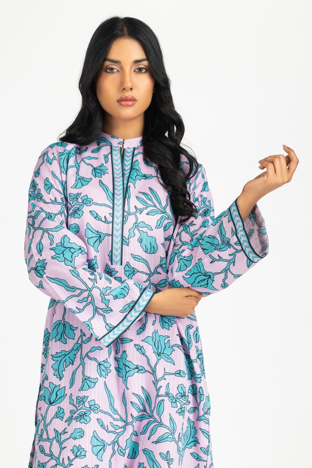 Textured Dobby Printed Shirt