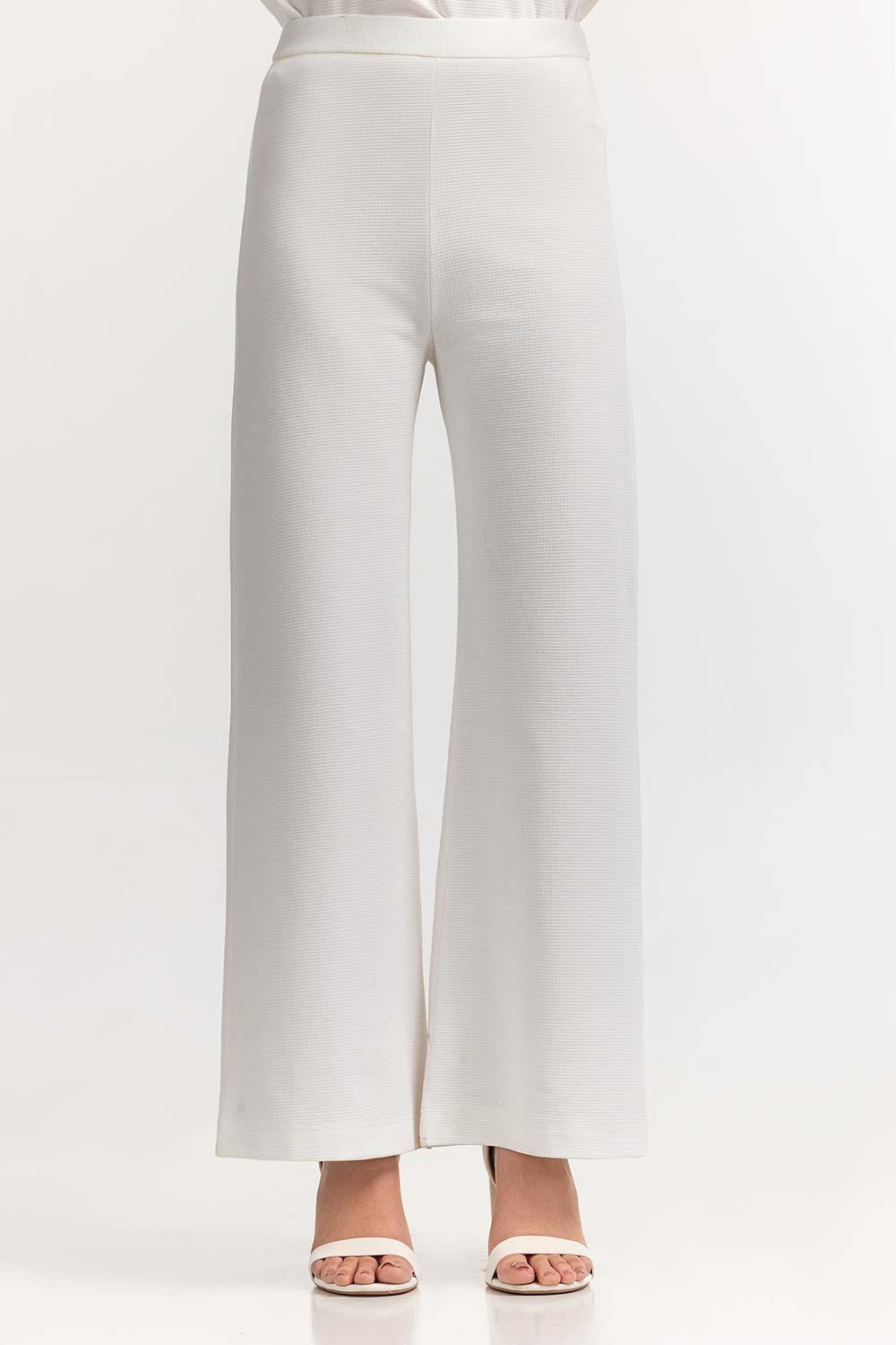 Textured Straight leg Trouser