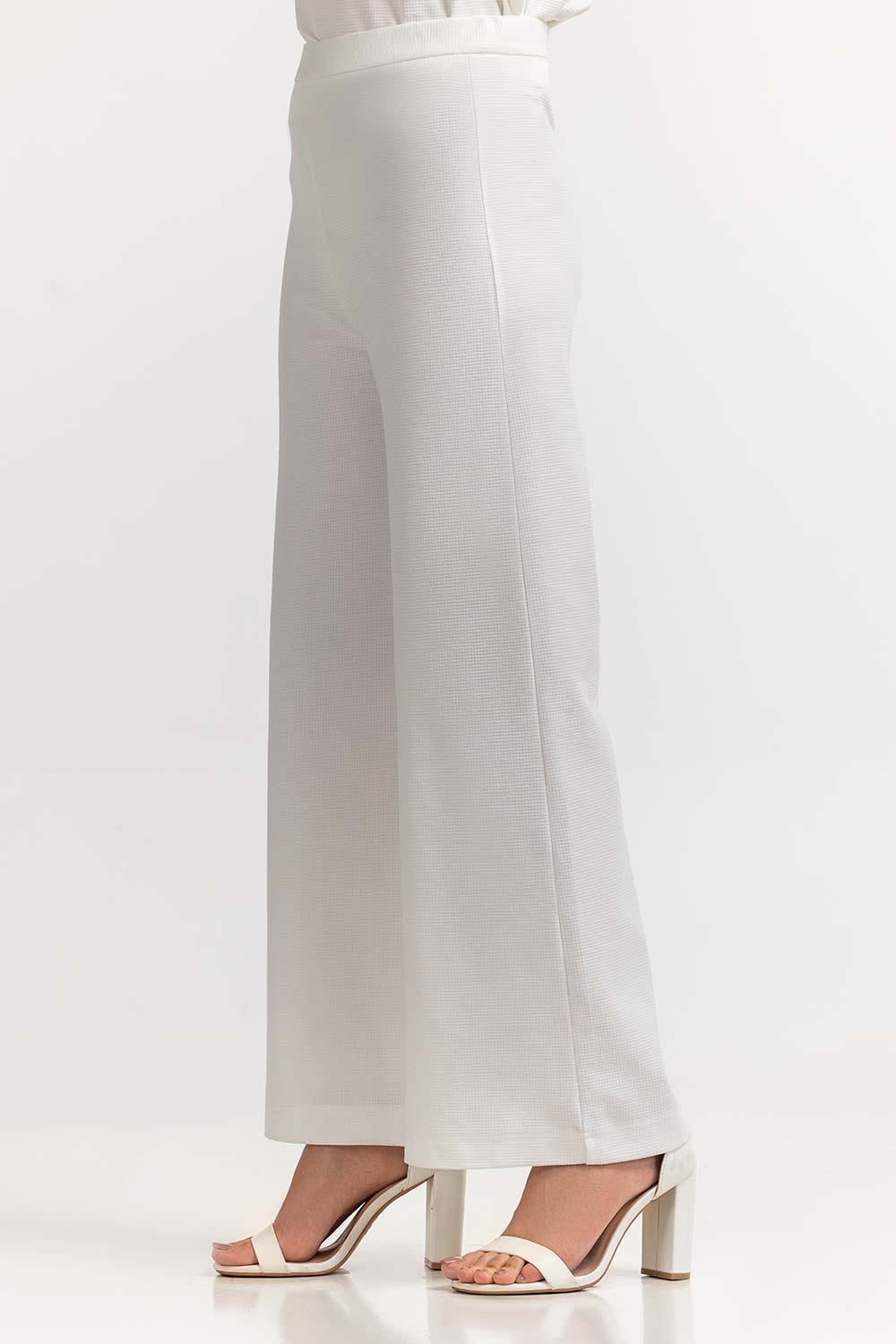 Textured Straight leg Trouser