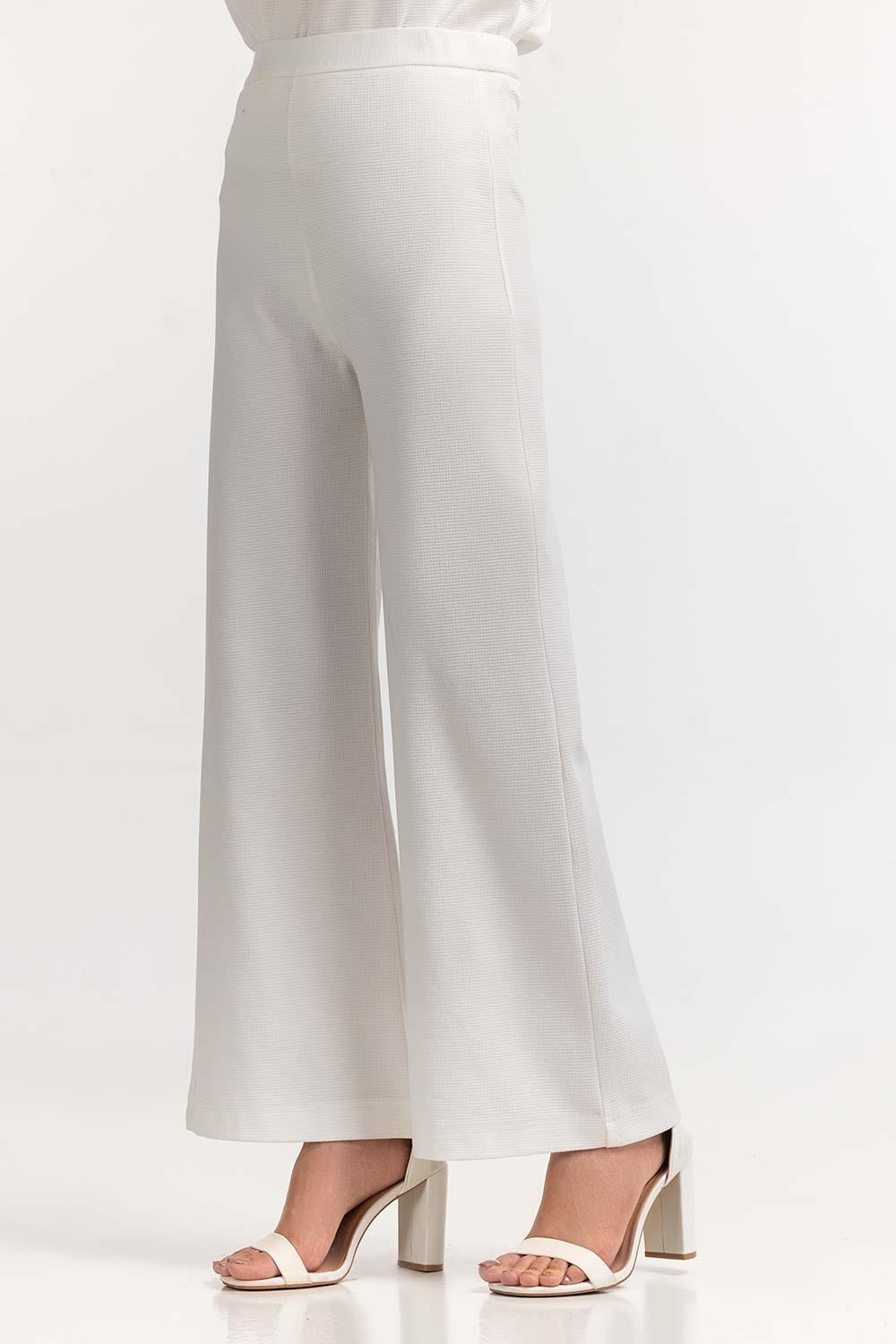 Textured Straight leg Trouser
