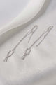Threader Earrings Silver