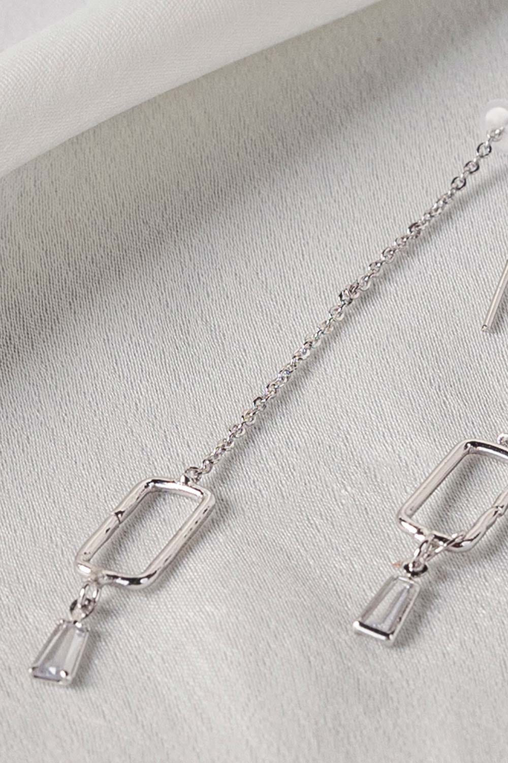 Threader Earrings Silver