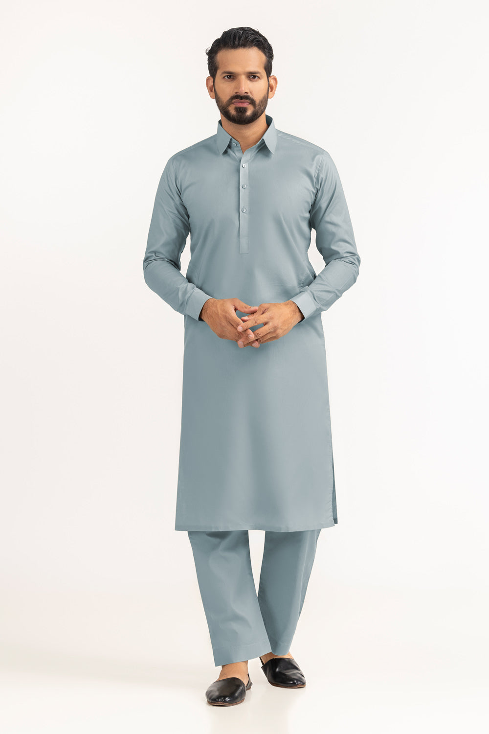 Titanium Latha Unstitched Fabric Cotton-Lf