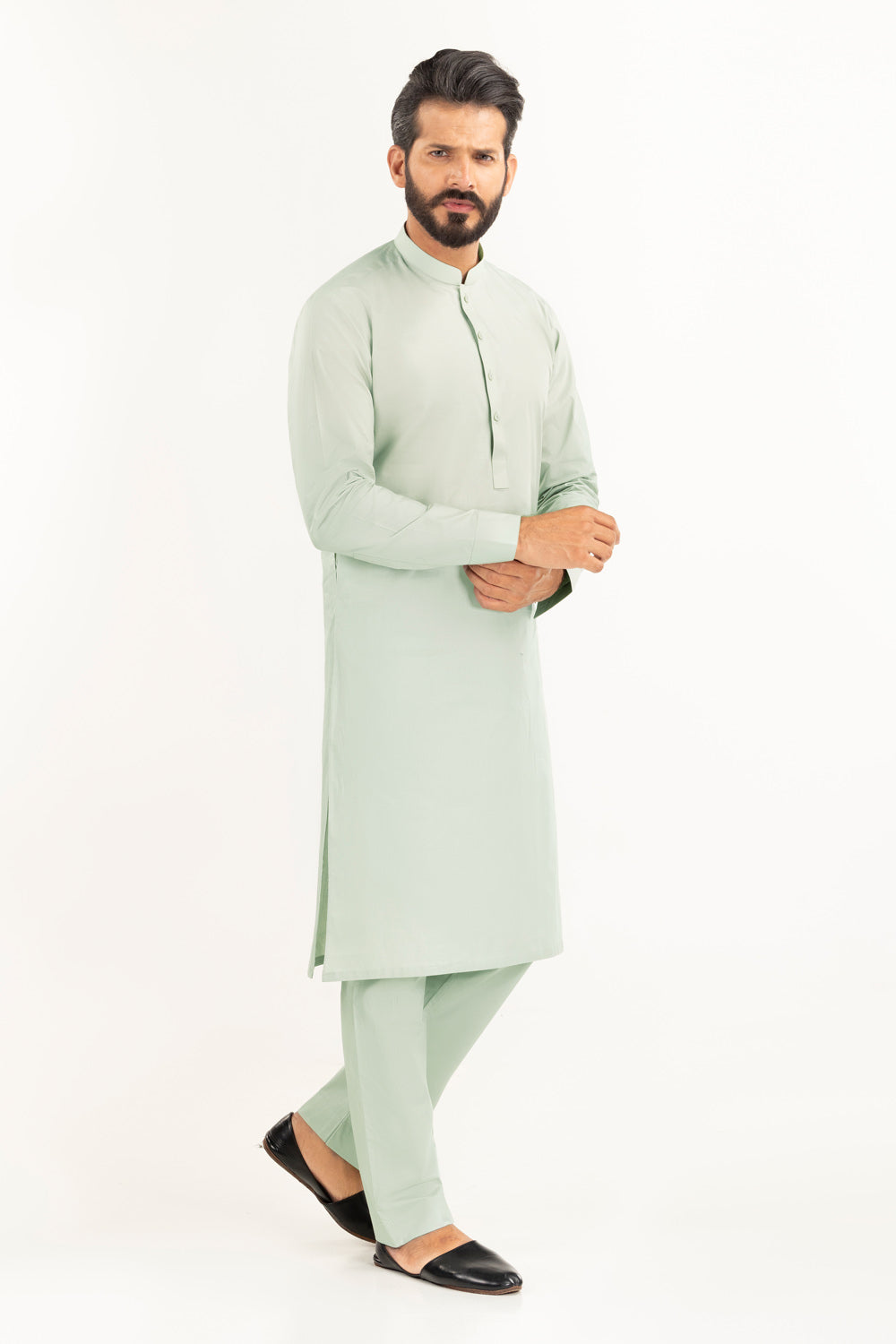 Titanium Latha Unstitched Fabric Cotton-Lf