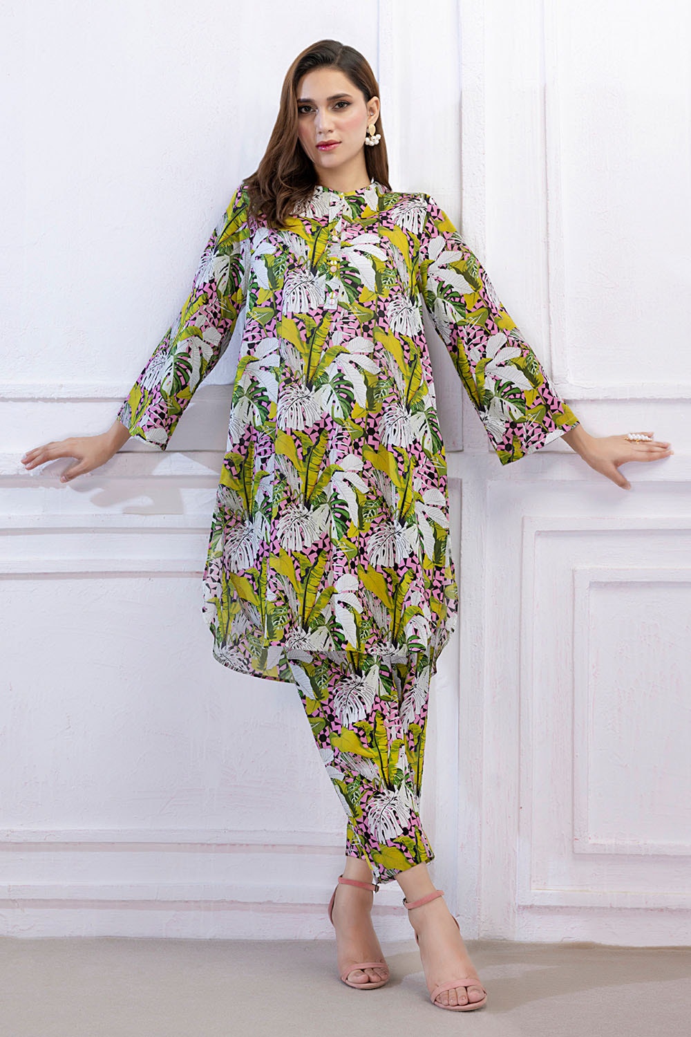 2 Piece Unstitched Printed Lawn Suit