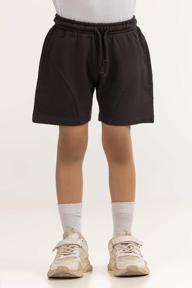 Toddler Boy Anthracite Basic Short