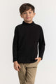 Toddler Boy Black Basic Tee
