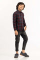 Toddler Boy Red And Black Casual Shirt