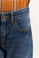Toddler Boy Dark Blue Jeans