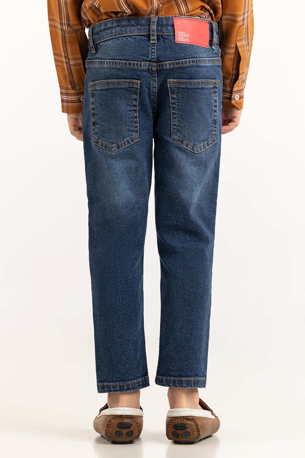 Toddler Boy Dark Blue Jeans