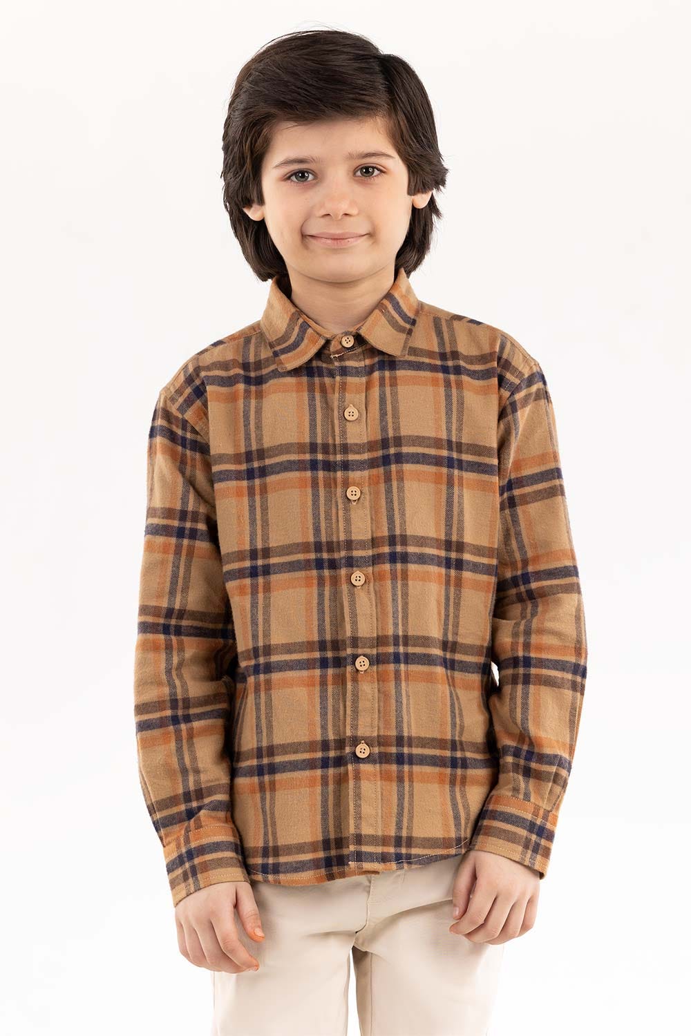 Toddler Boy Khaki Casual Shirt 224