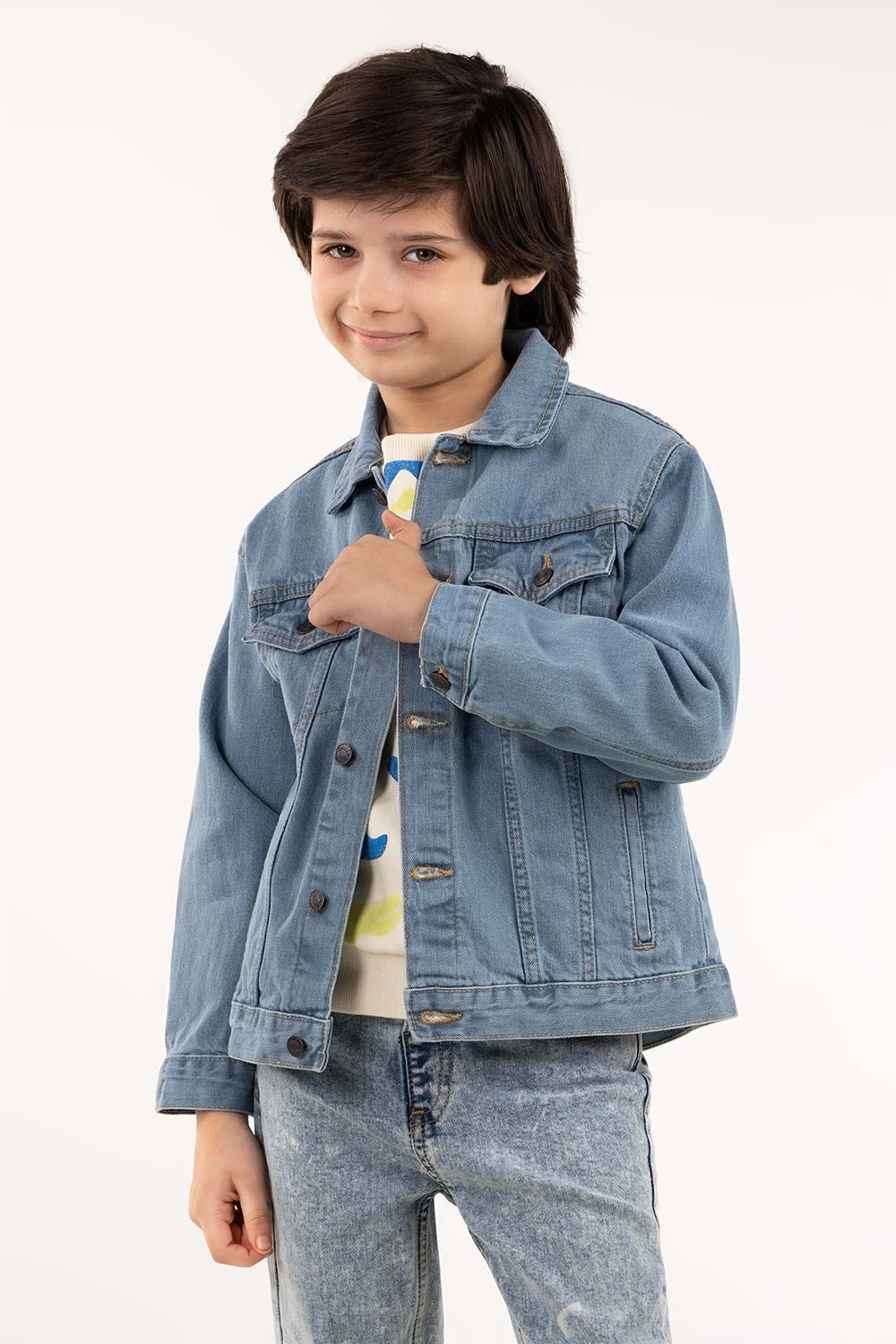 Toddler Boy Light Blue Jacket
