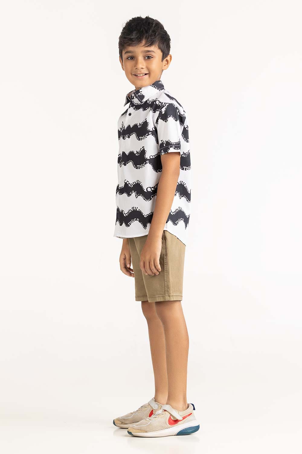 Toddler Boy Multi Printed Casual Shirt