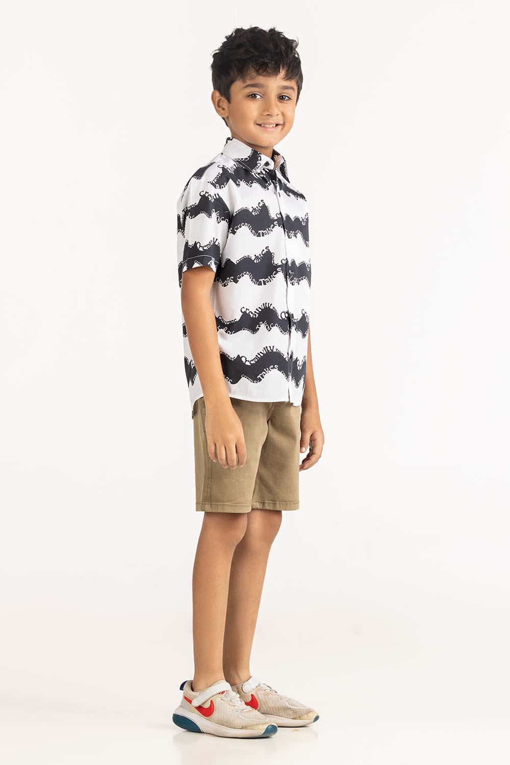 Toddler Boy Multi Printed Casual Shirt