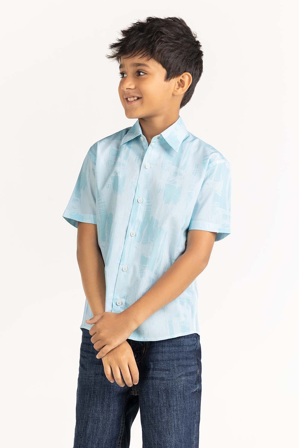 Toddler Boy Multi Printed Shirt
