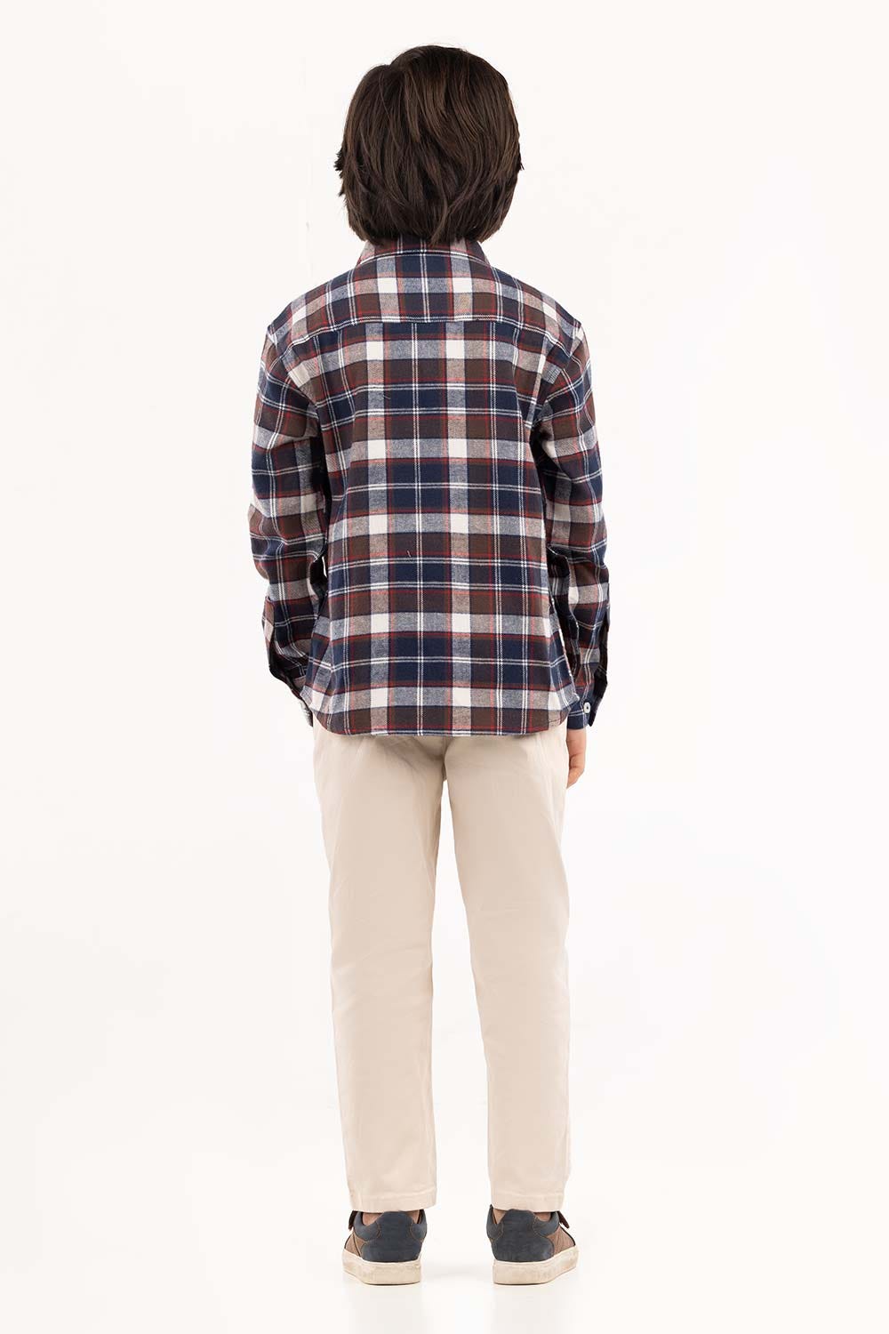 Toddler Boy Navy Casual Shirt