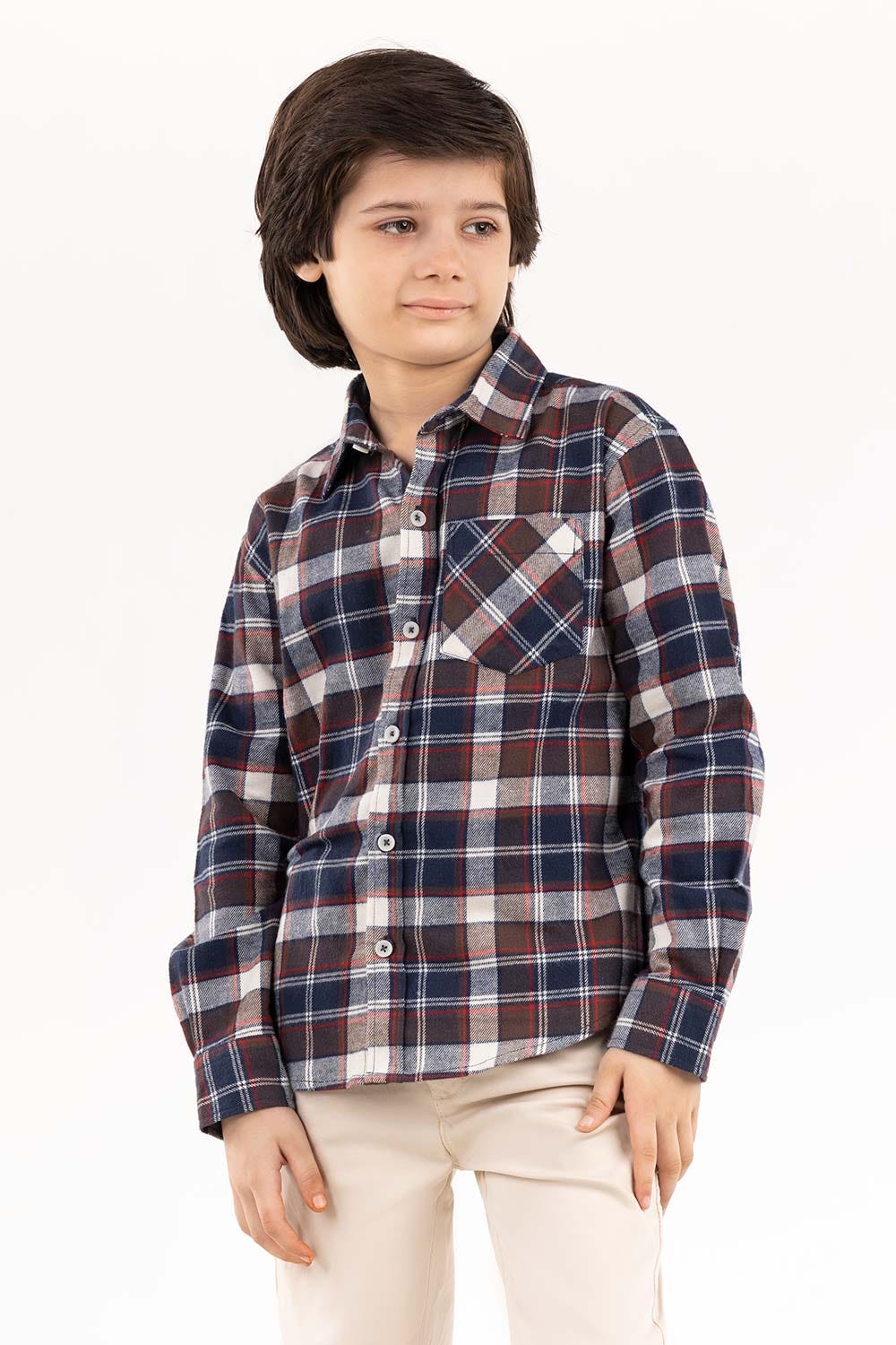 Toddler Boy Navy Casual Shirt