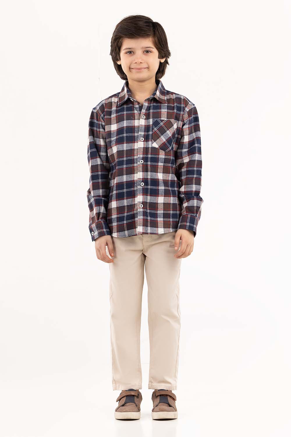 Toddler Boy Navy Casual Shirt