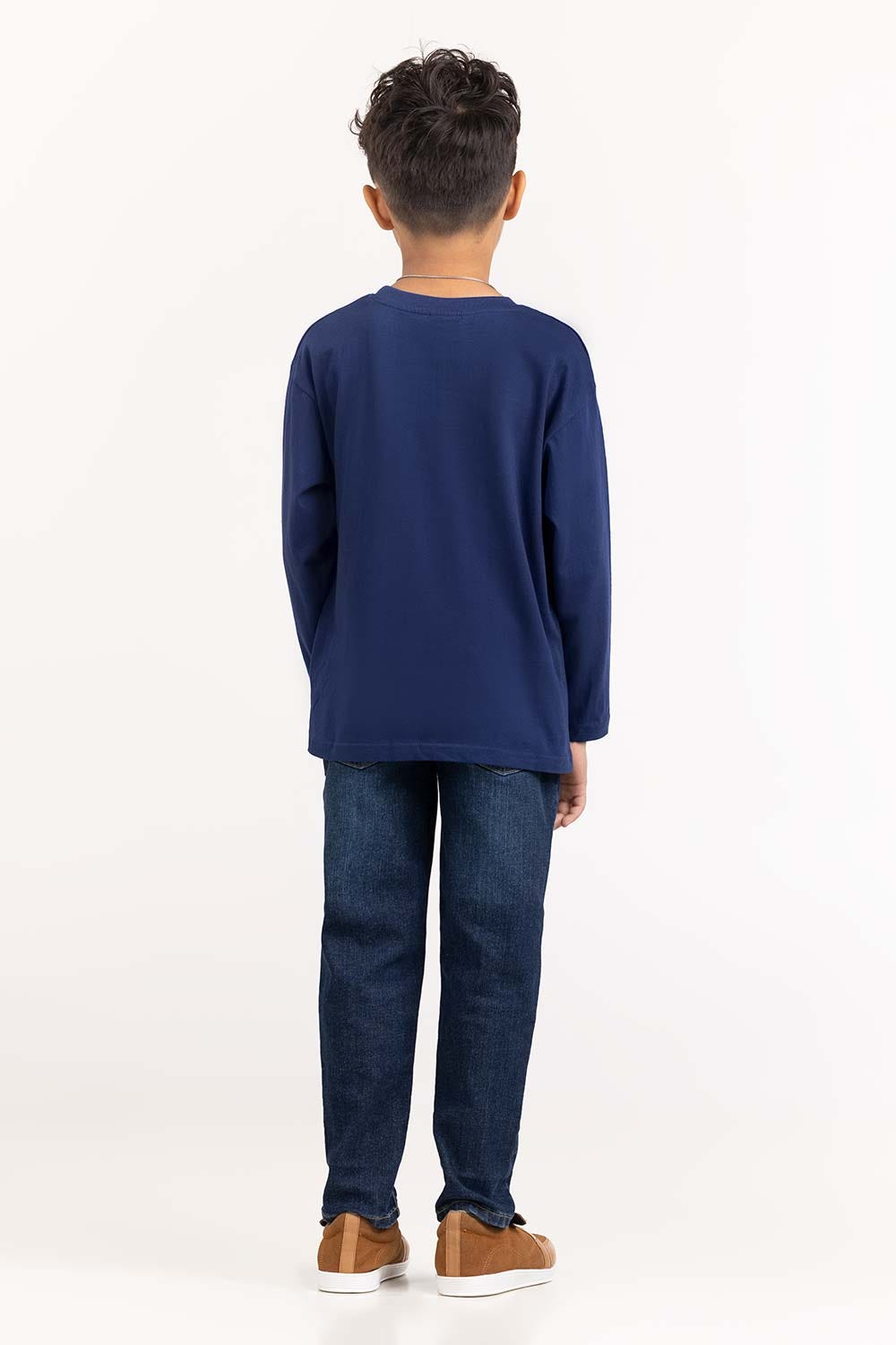 Toddler Boy Navy Knit