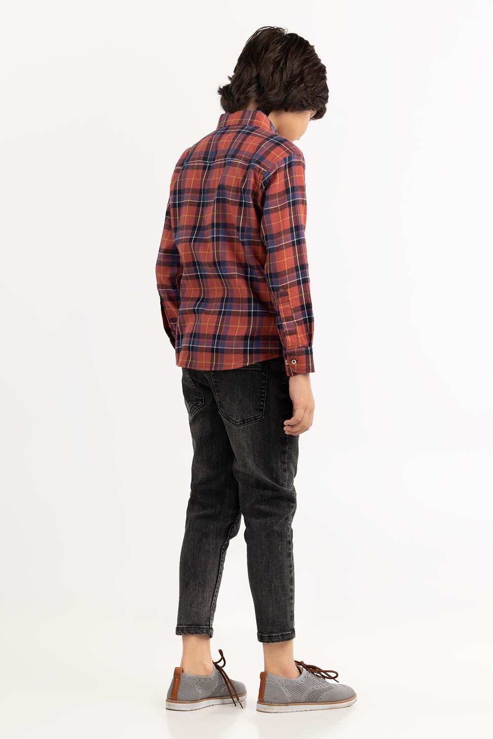 Toddler Boy Salmon Casual Shirt