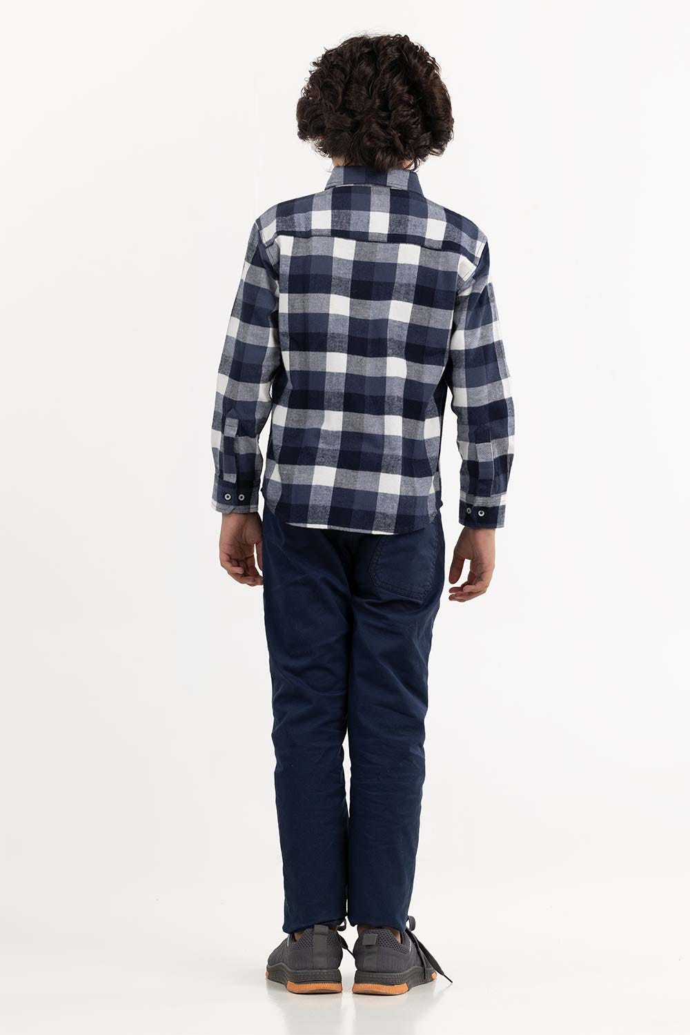 Toddler Boy Blue Casual Shirt