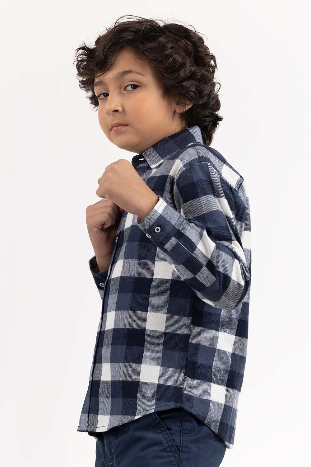 Toddler Boy Blue Casual Shirt