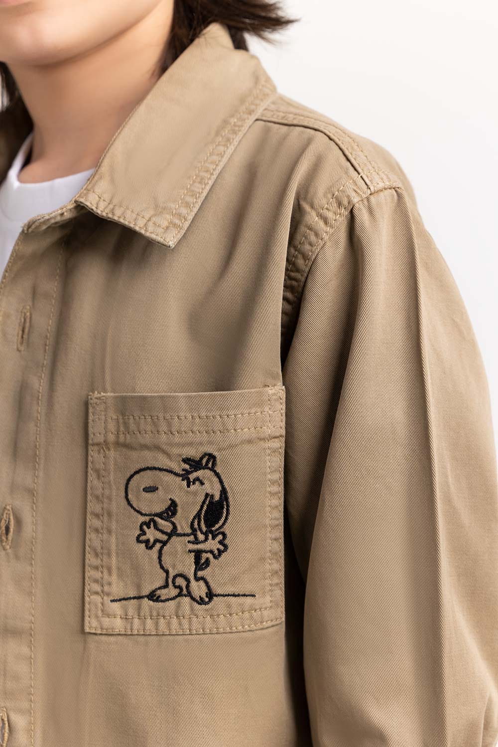 Toddler Boy Khaki Casual Shirt