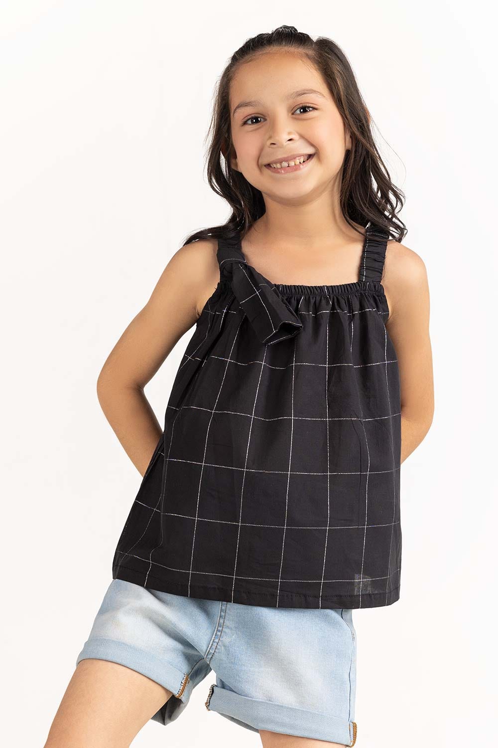Toddler Girl Black Blouse