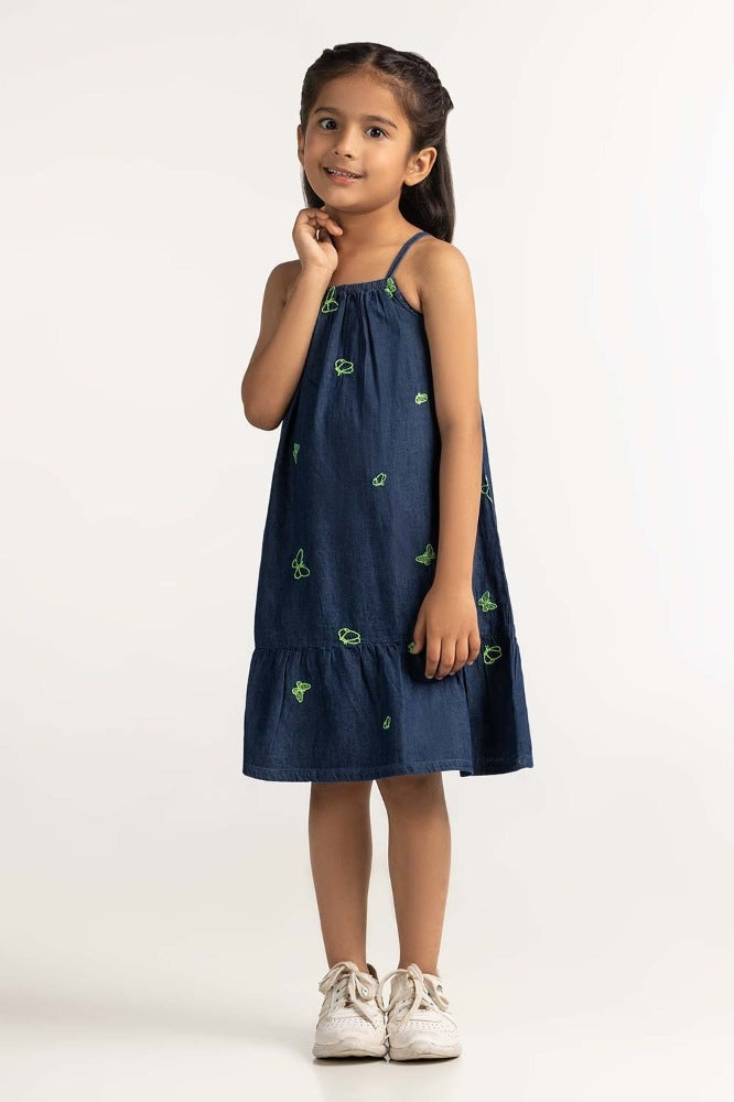 Toddler Girl Blue Dress