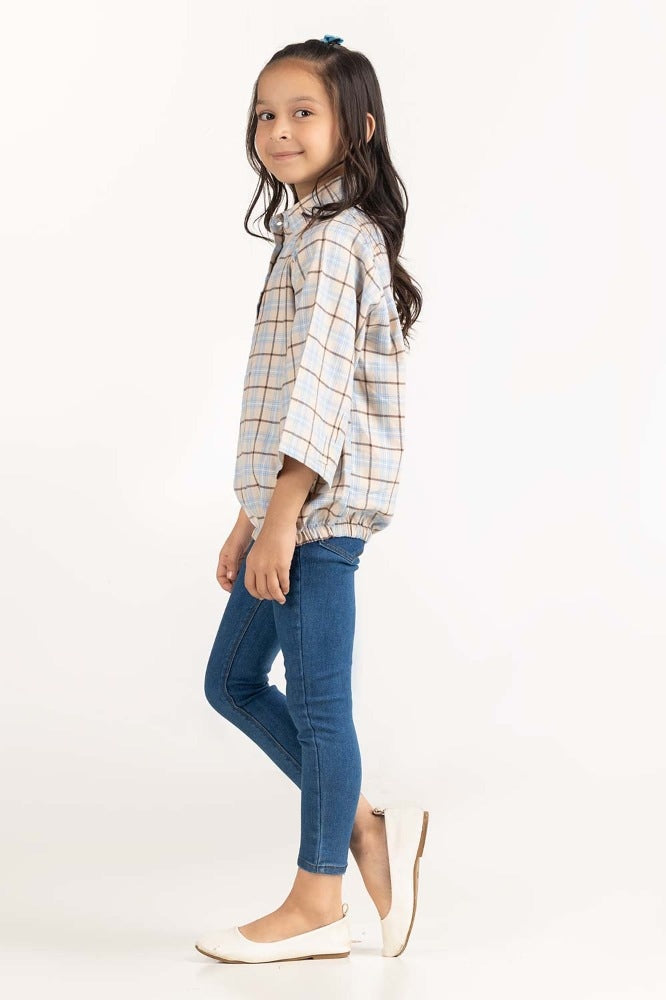 Toddler Girl Cream Blouse