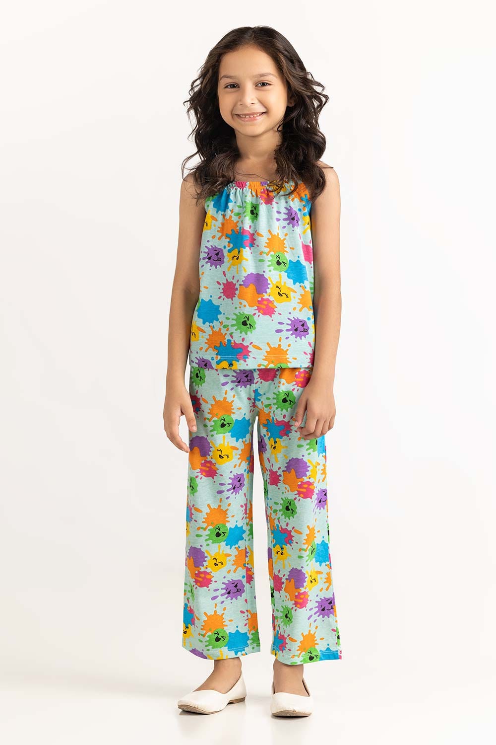 Toddler Girl Green Co-Ord Top