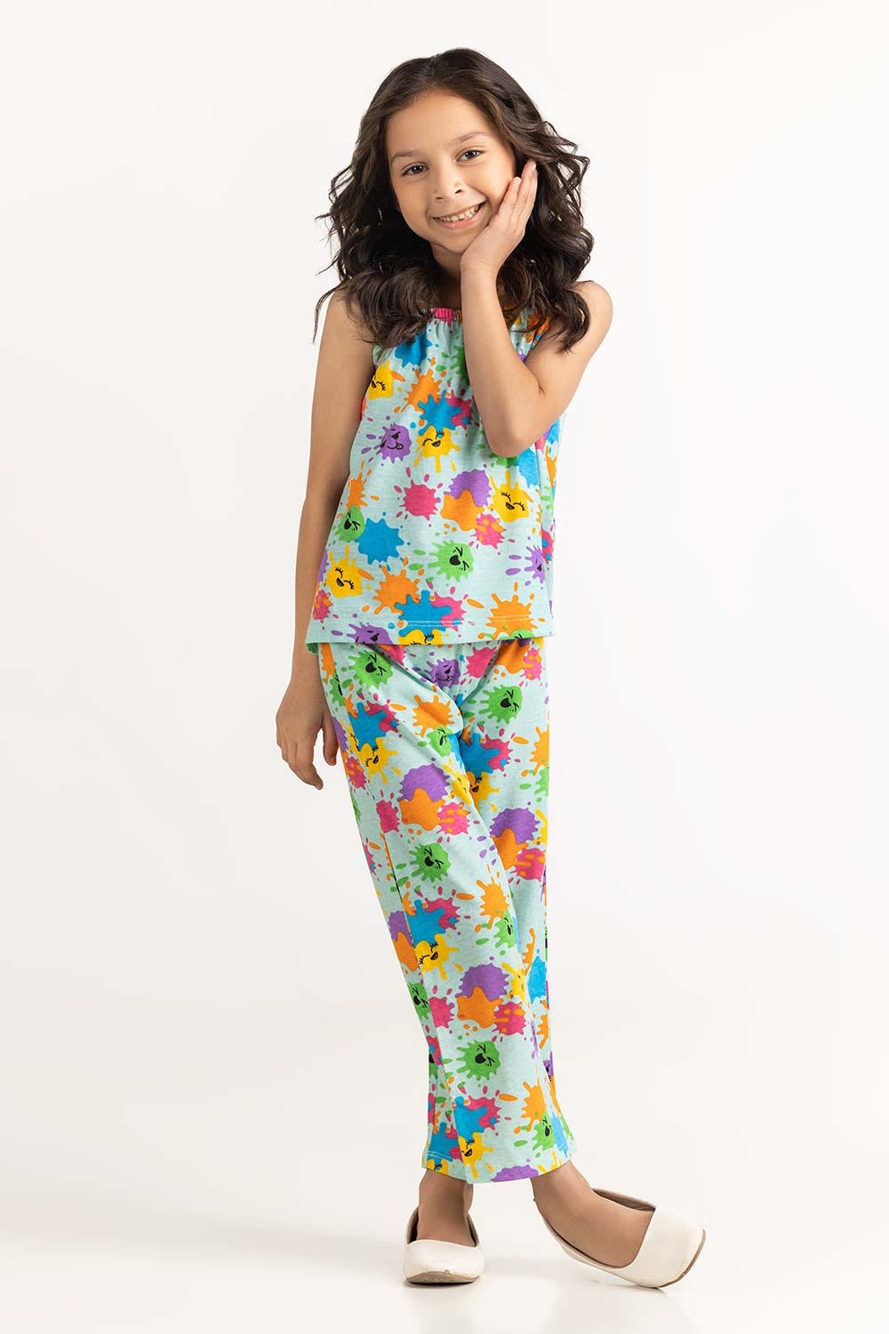 Toddler Girl Green Co-Ord Top