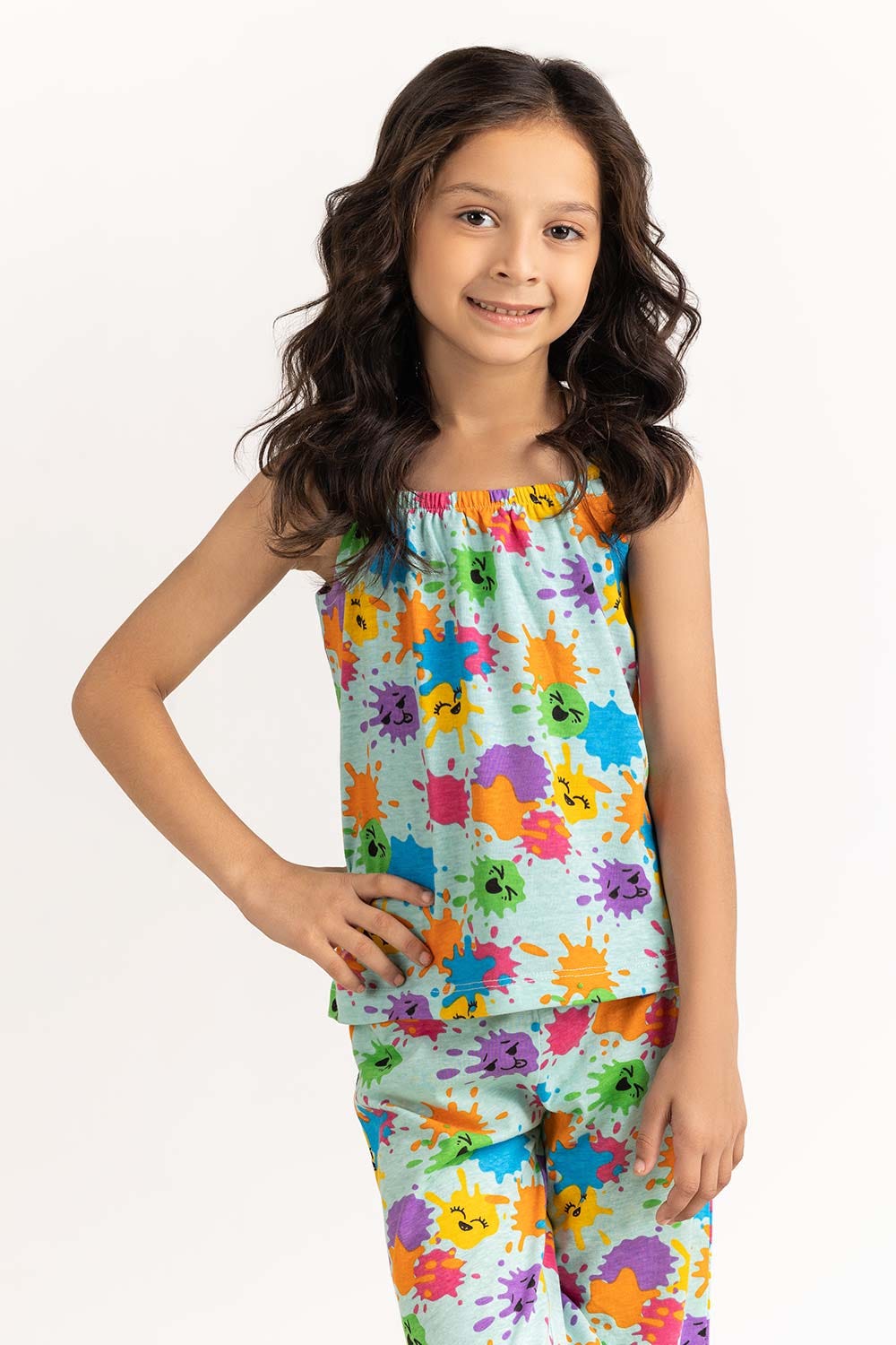 Toddler Girl Green Co-Ord Top