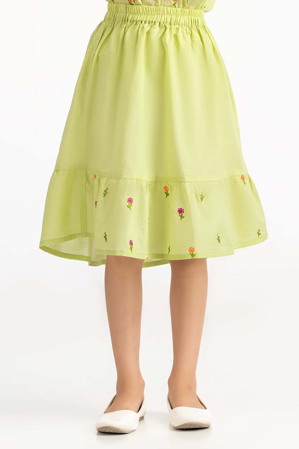 Toddler Girl Green Skirt