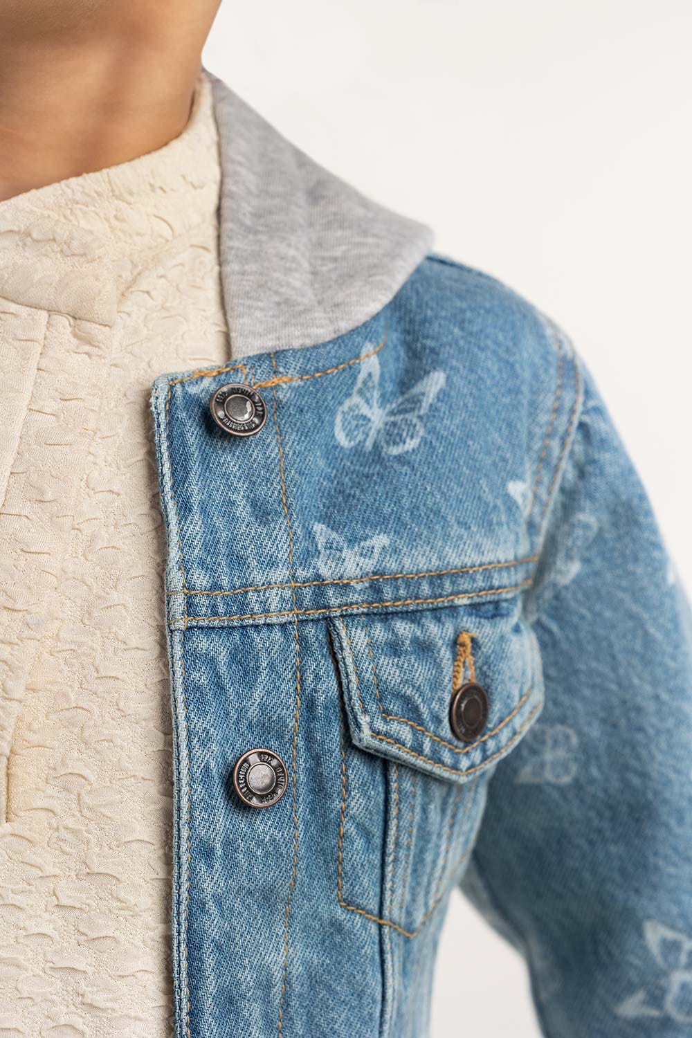 Toddler Girl Light Blue Denim Jacket