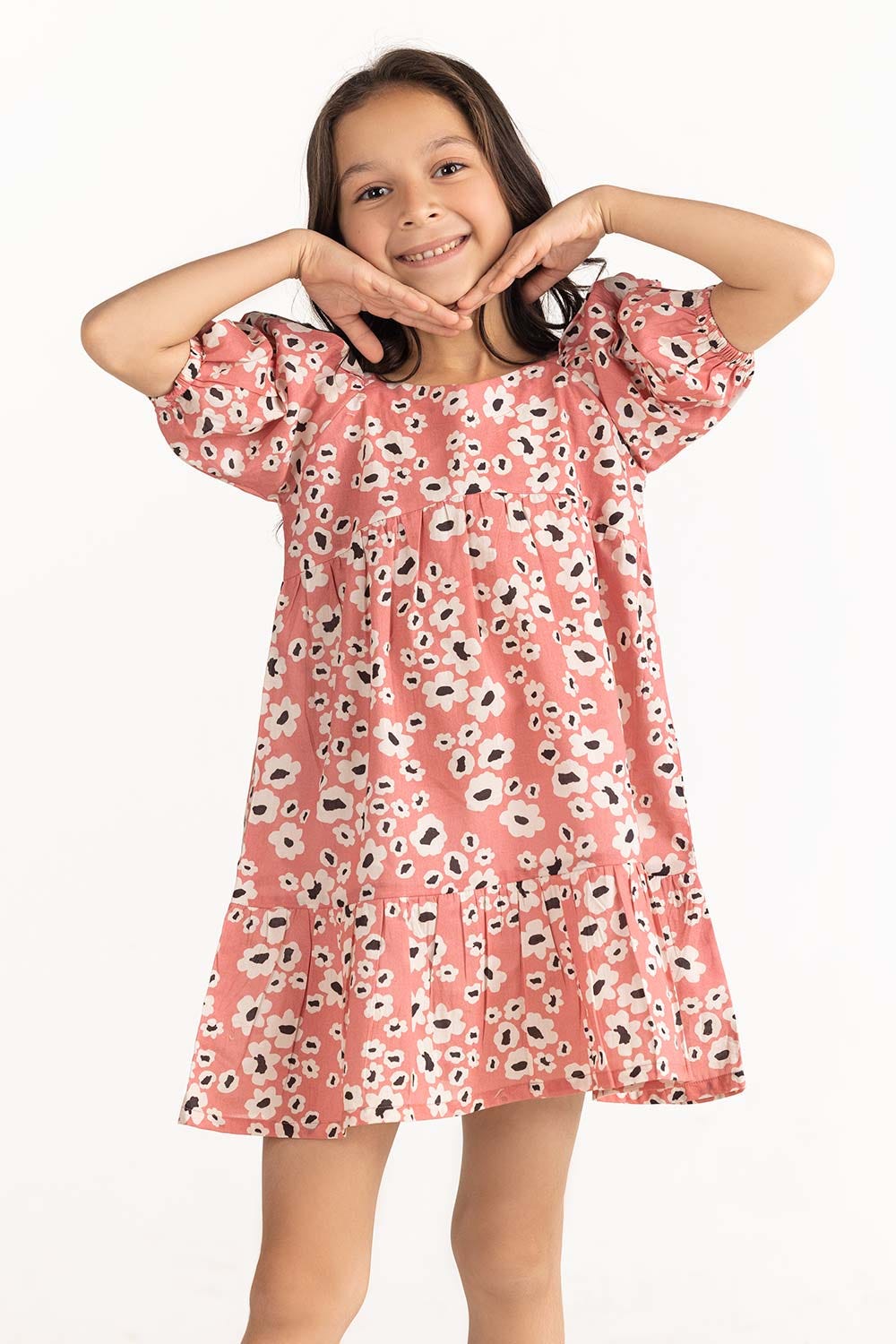 Toddler Girl Orange Dress