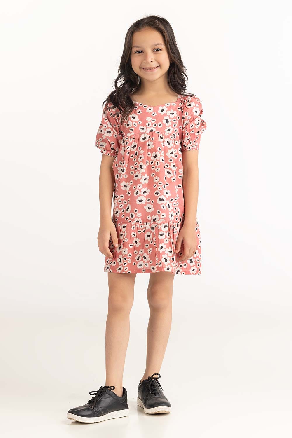 Toddler Girl Orange Dress