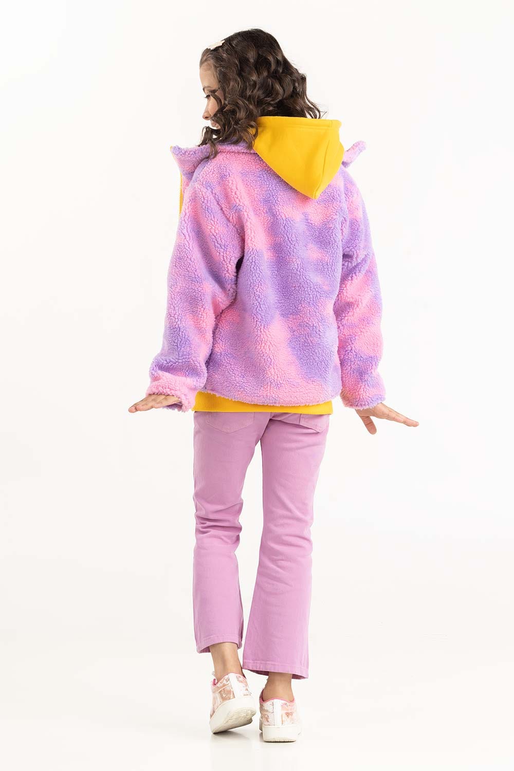 Toddler Girl Pink-Purple Jacket