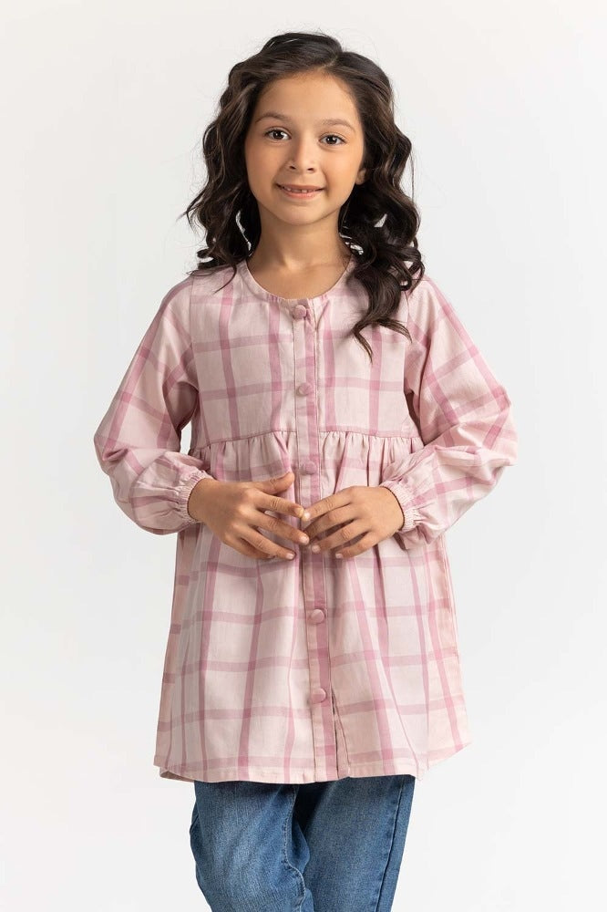 Toddler Girl Pink Basic Blouse
