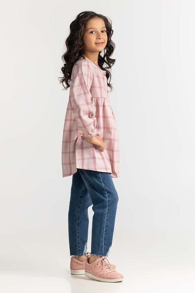 Toddler Girl Pink Basic Blouse