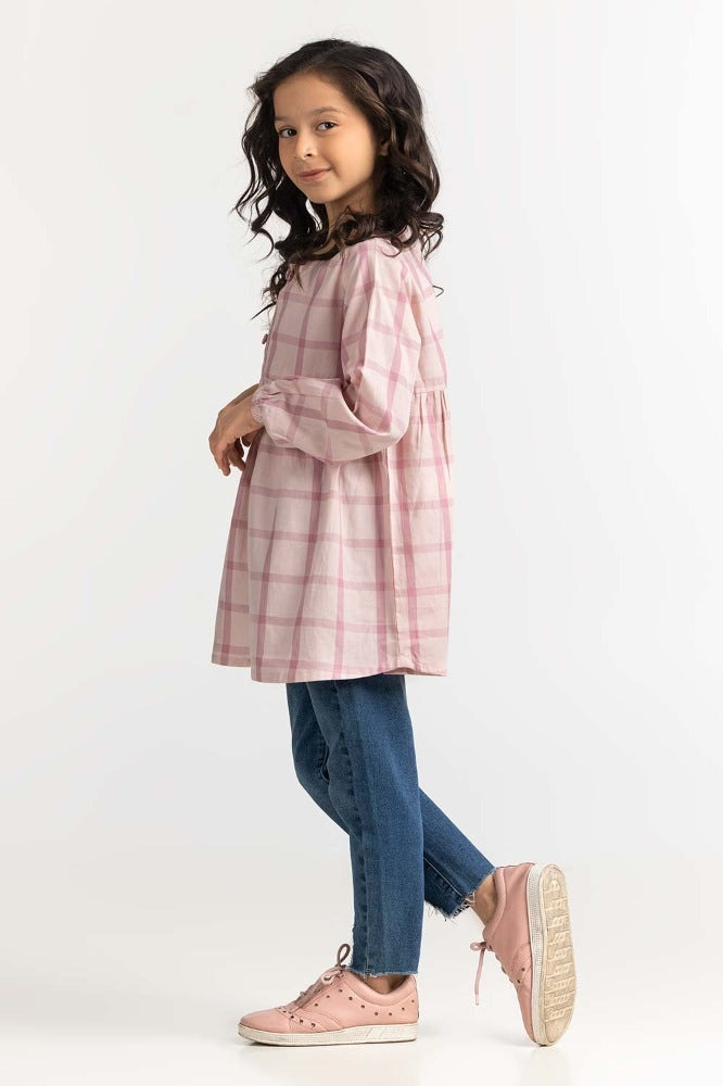Toddler Girl Pink Basic Blouse