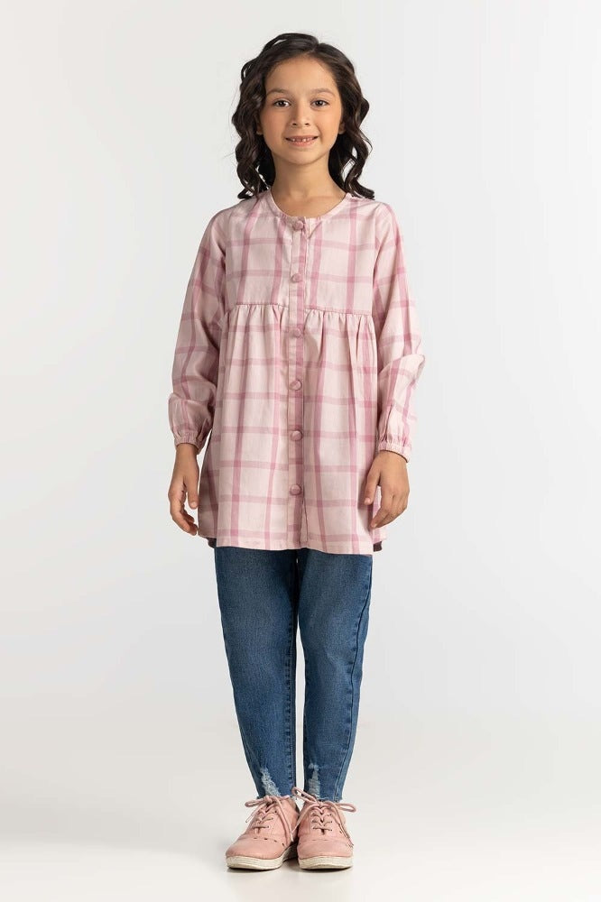 Toddler Girl Pink Basic Blouse