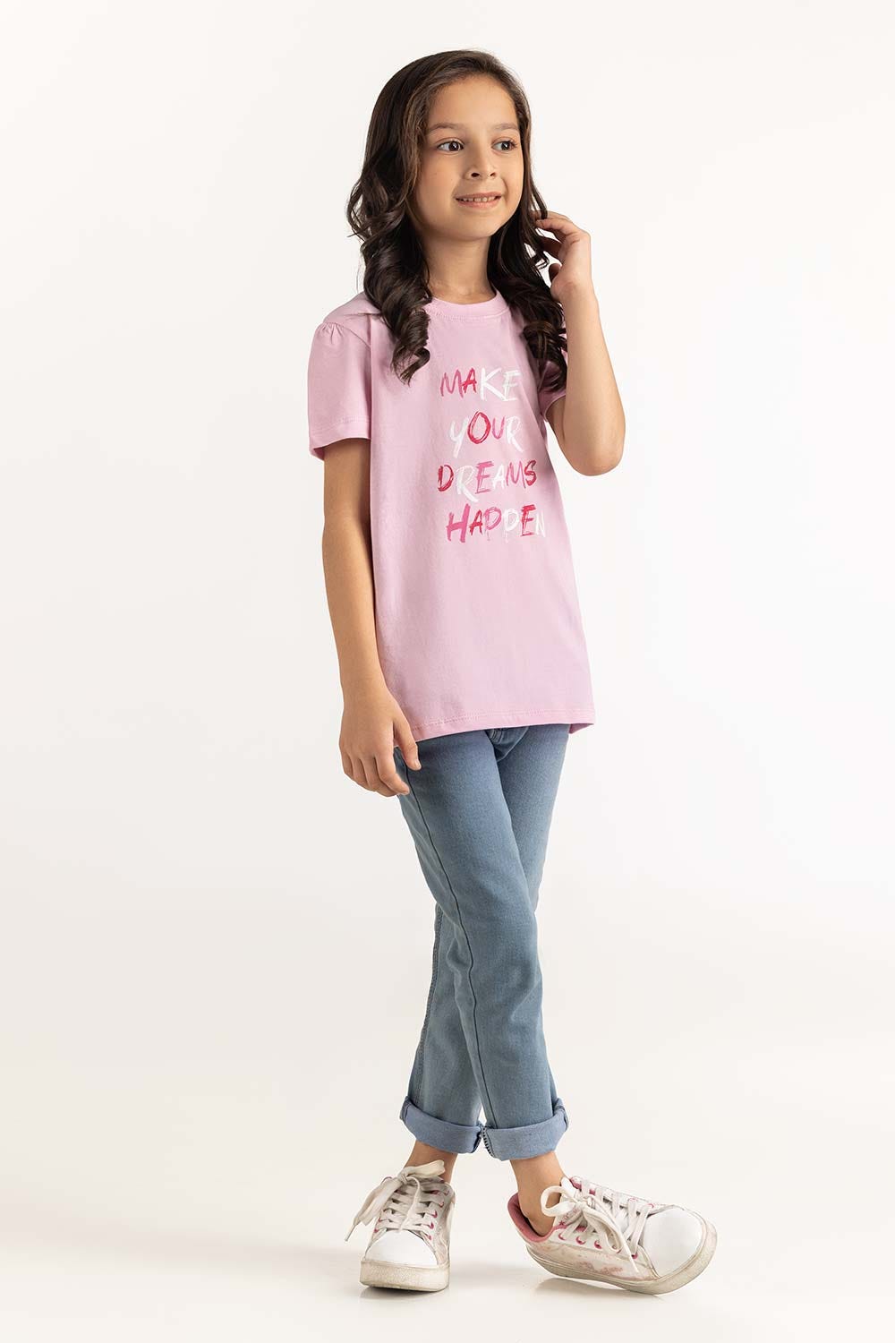 Toddler Girl Pink Lady Co-Ord Top