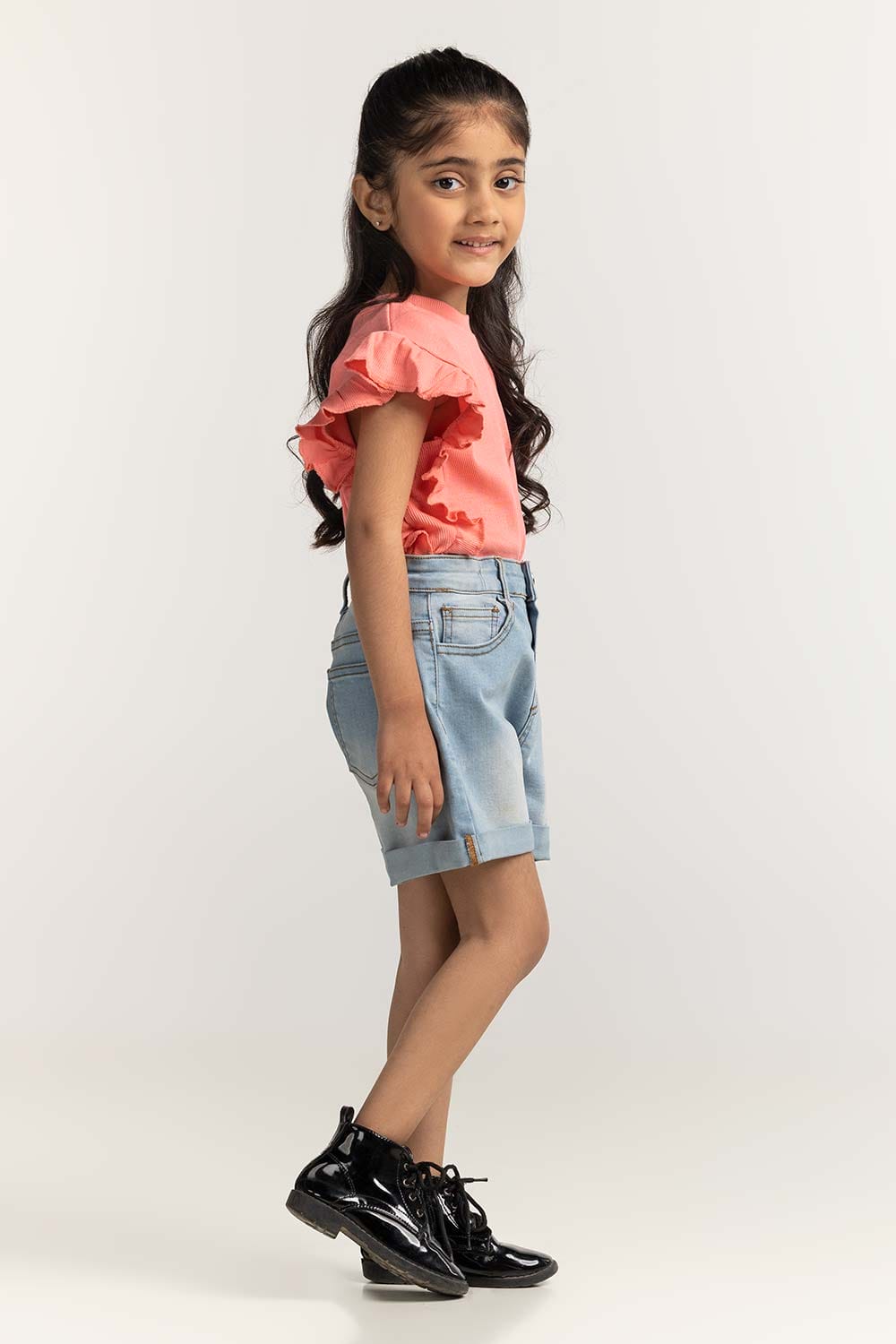 Toddler Girl Pink Printed Tee