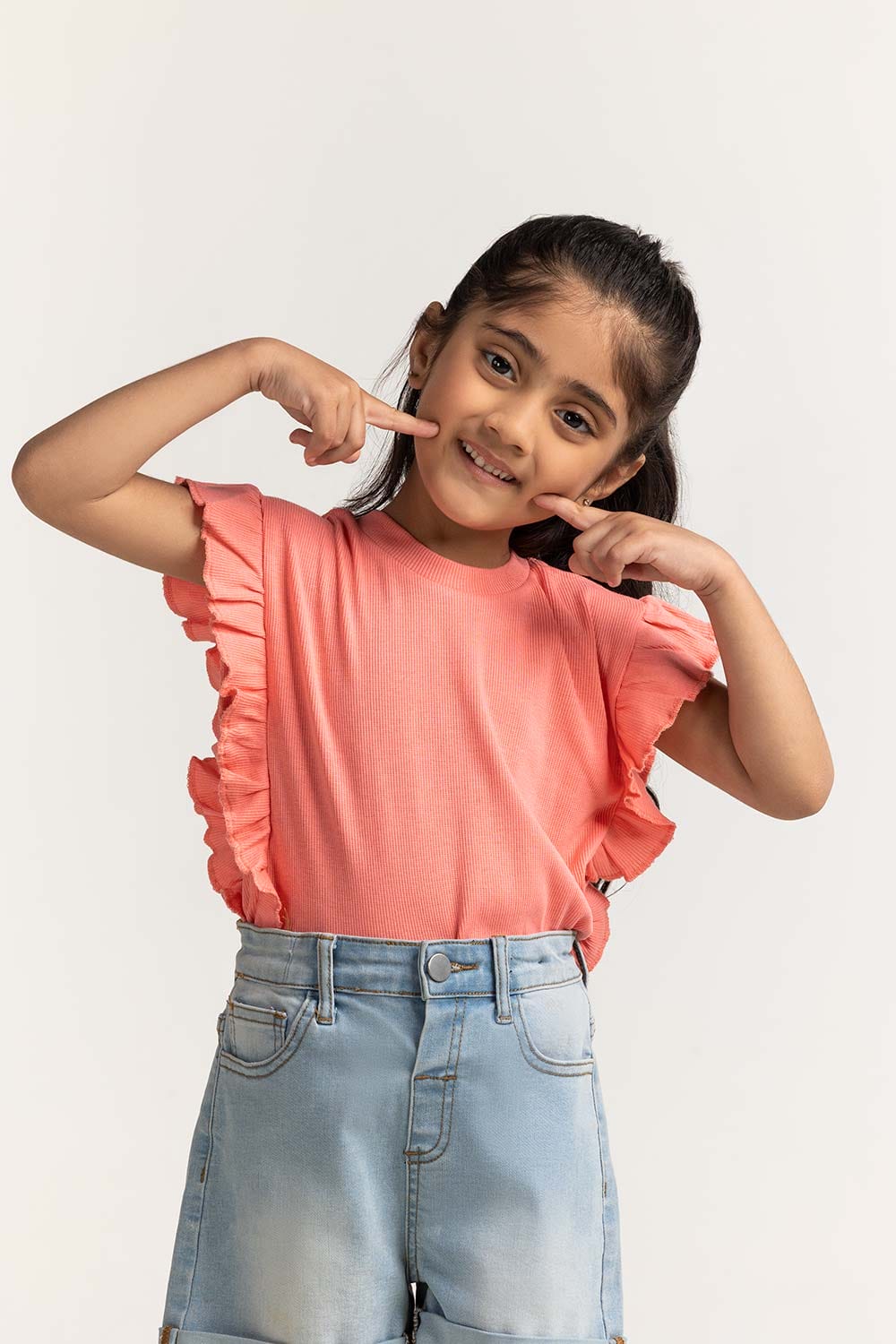 Toddler Girl Pink Printed Tee